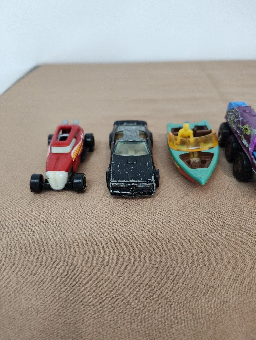Mattel And Matchbox Red, Black, Purple, Teal Kids Toy Car Set Of 6